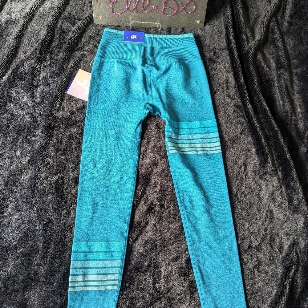 NWT Joy Lab Blue Teal High Rise 7/8 Legging XS - Picture 6 of 6